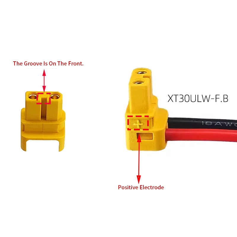 Coude XT30U fiche banane ligne - Drone Power Bank avis et prix