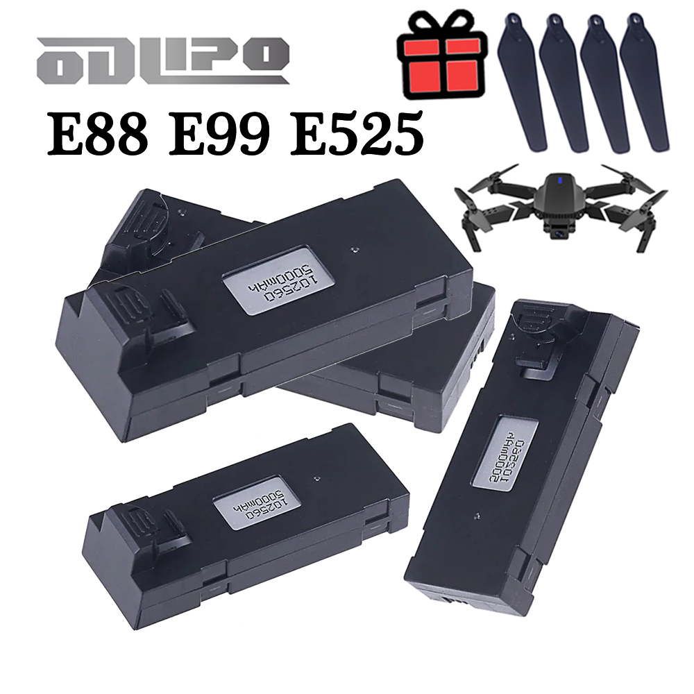 Batterie LiPo E88 3.7V 5000mAh - Eachine Drone E58 avis et prix