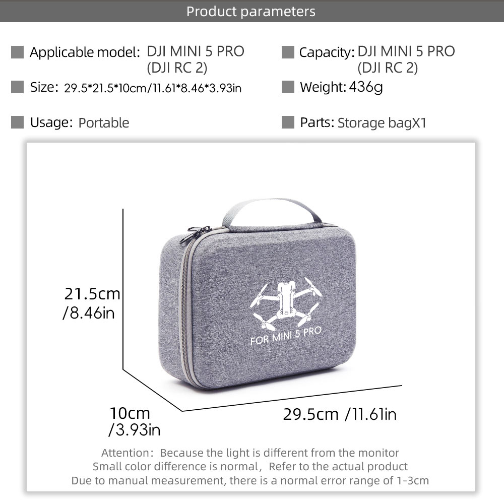 Étui de transport de rangement - Drone Carrying Case avis et prix