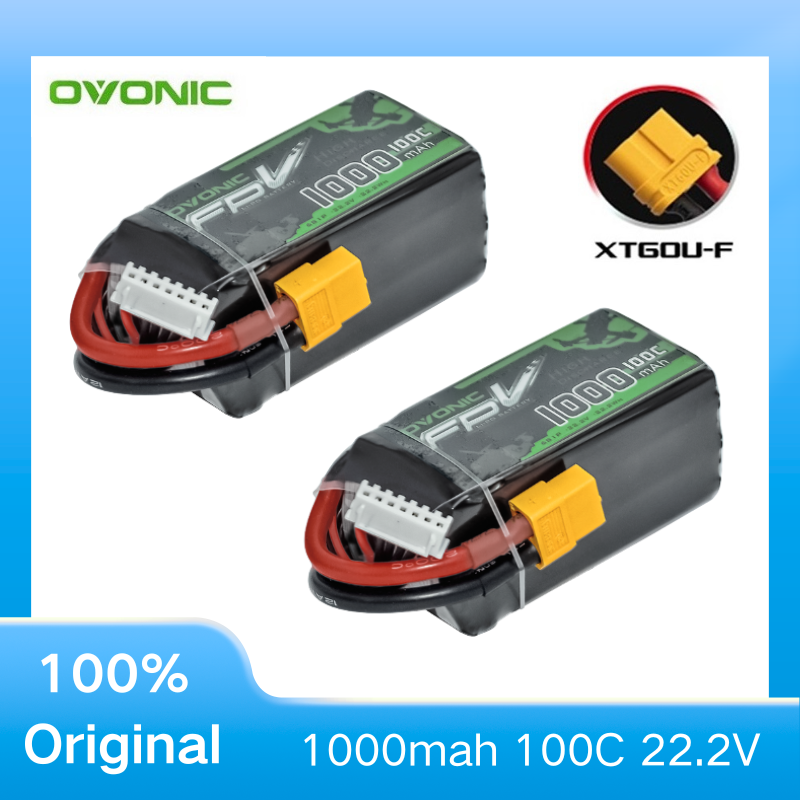 2 batteries LiPo OVONIC 1000mA - Drone Power Bank avis et prix