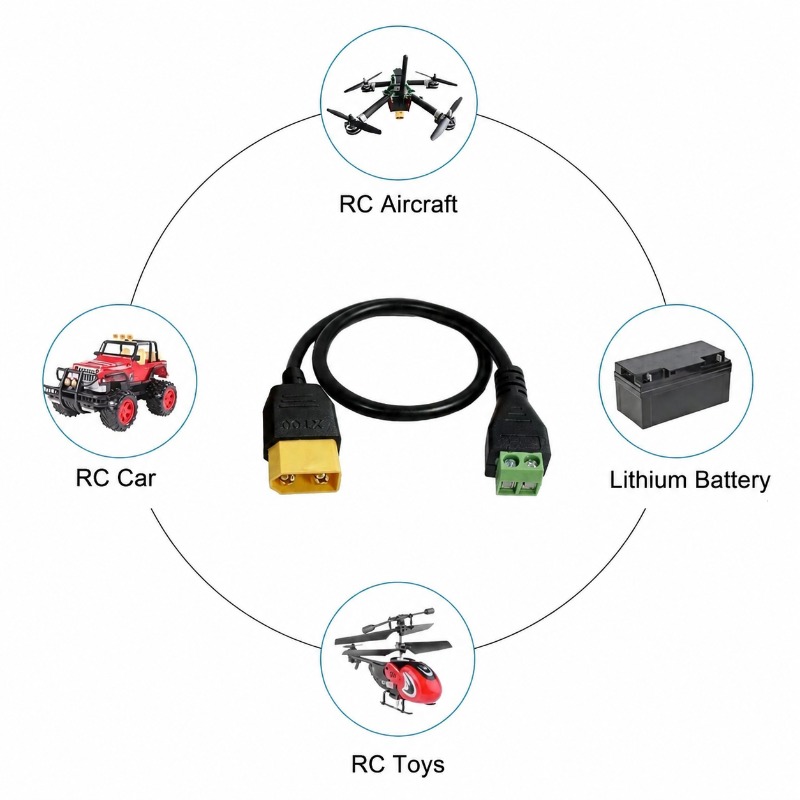 Câble adaptateur XT60 mâle-fem - Drone Battery Adapter avis et prix