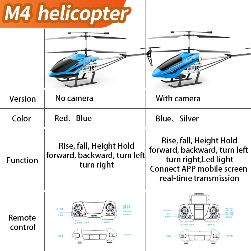 M4 grand hélicoptère Rc téléco - Drone Power Bank avis et prix